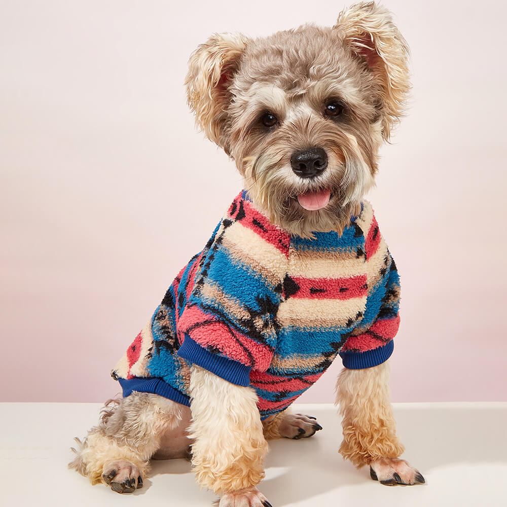 Colorful Striped Dog Sweater - Cozy & Fashionable Winter Wear - News Pet Shop