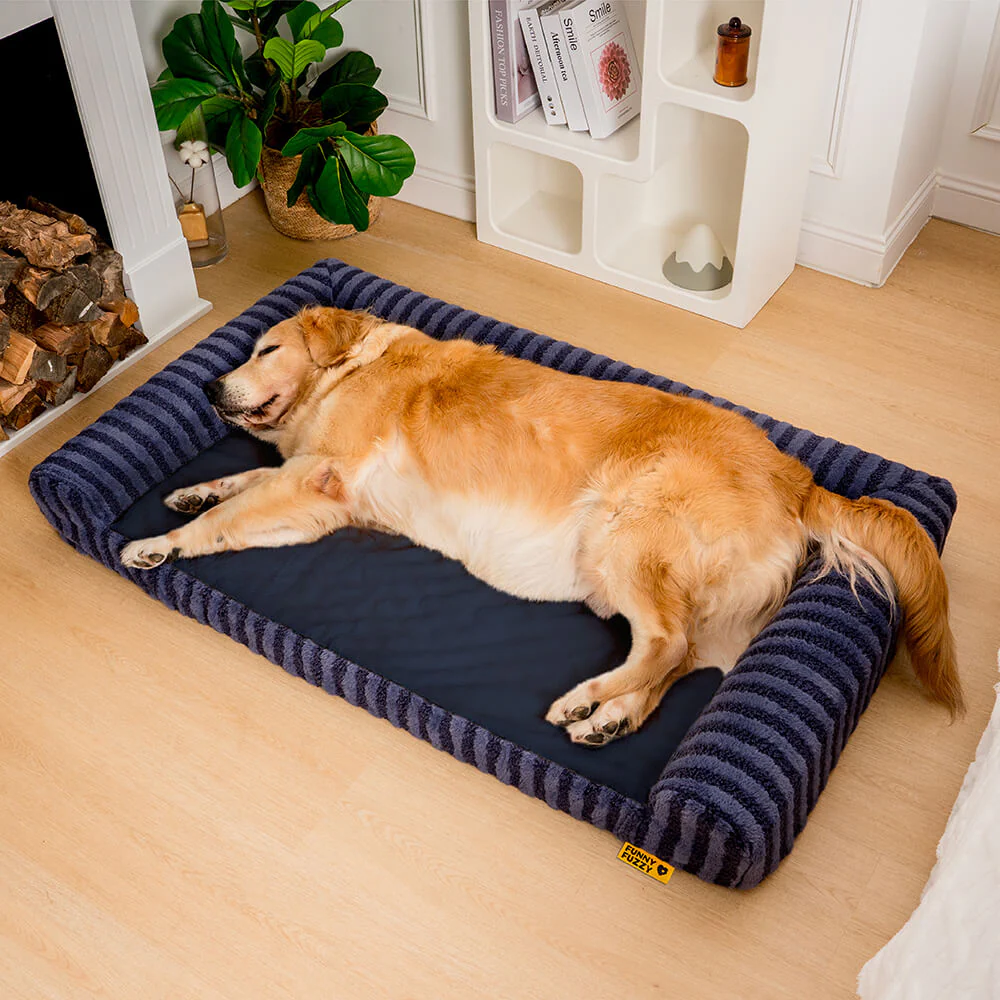 Deluxe Fluffy Full Support Anxiety Relieving Large Dog Bed - News Pet Shop