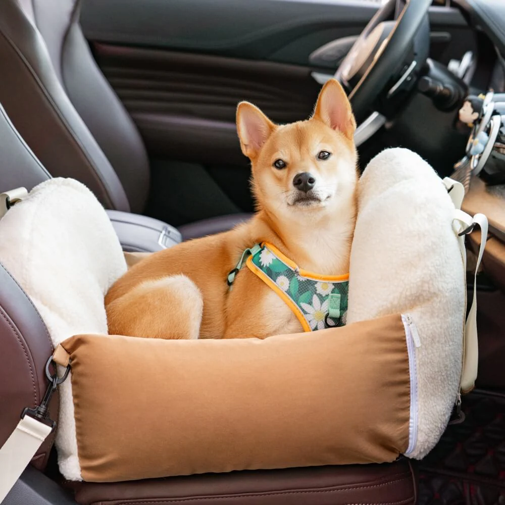 Travel Safety Pup Protector Large Dog Car Seat Bed - News Pet Shop