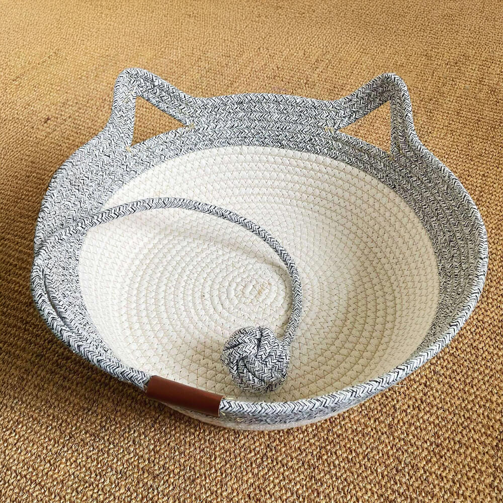 Handmade Cozy Multi-Use Durable Woven Cat Nest Bed - News Pet Shop