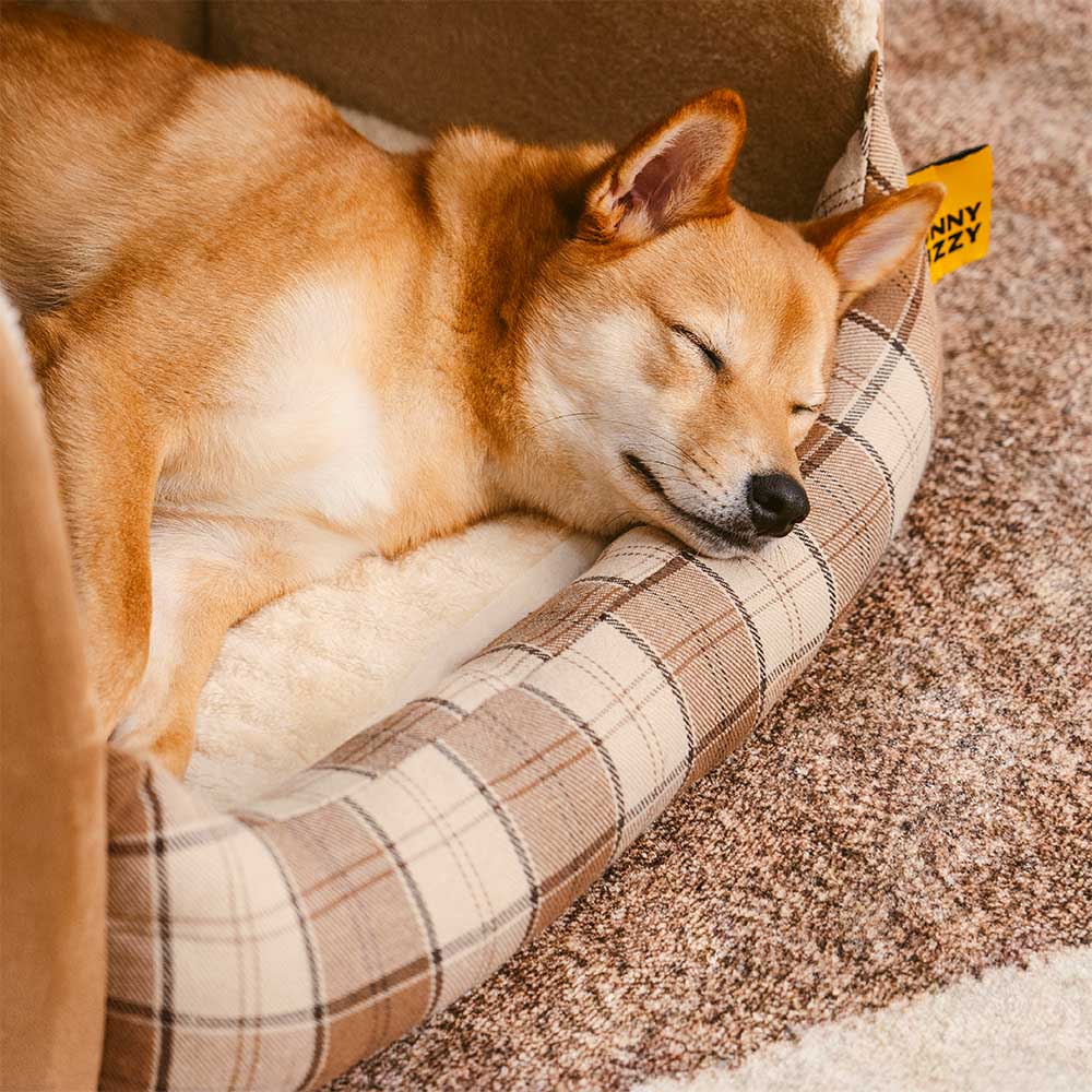 Classical Plaid House Orthopedic Dog Bed - Retreat Cabin - News Pet Shop