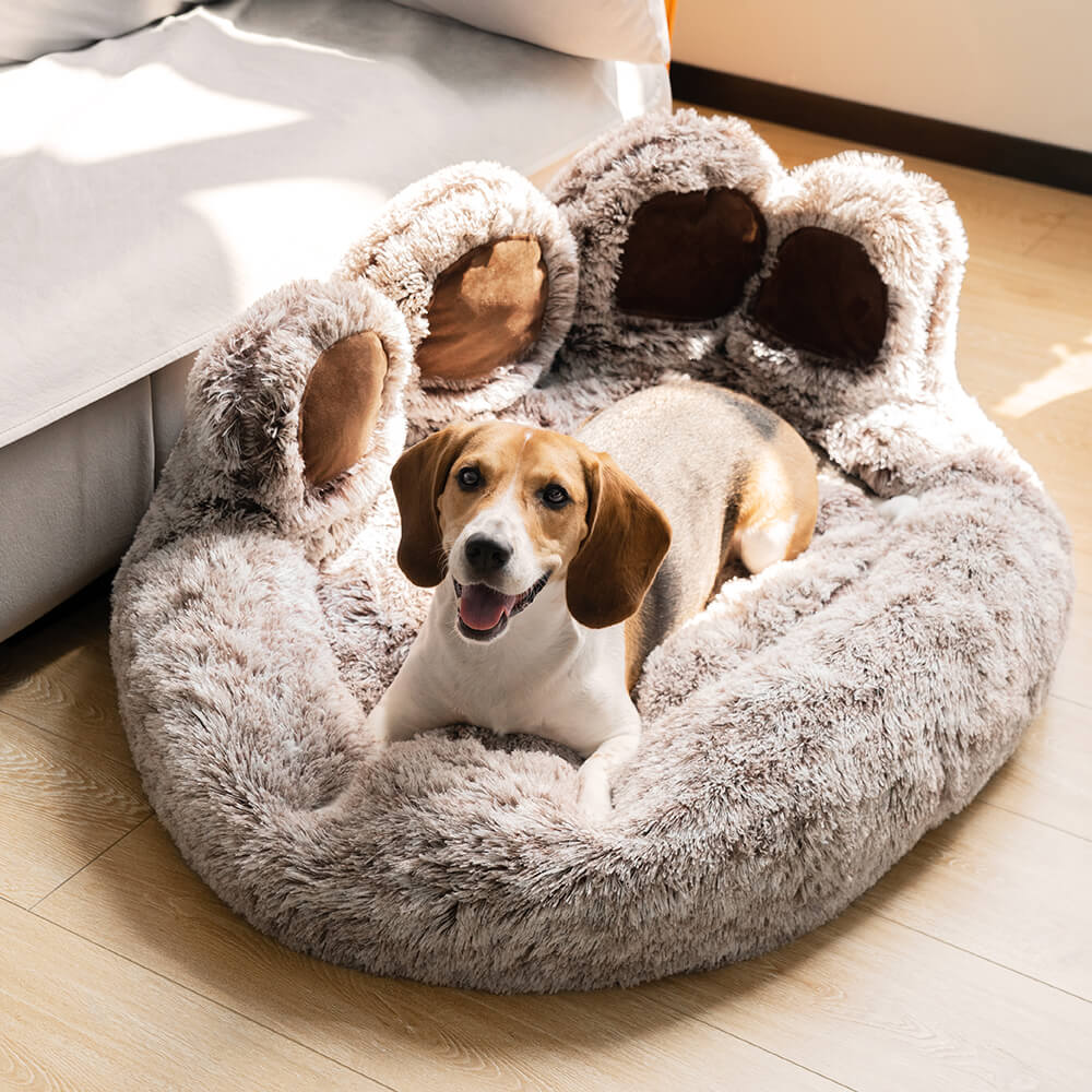 Large Round Dog Bed - Fuzzy Paw - News Pet Shop