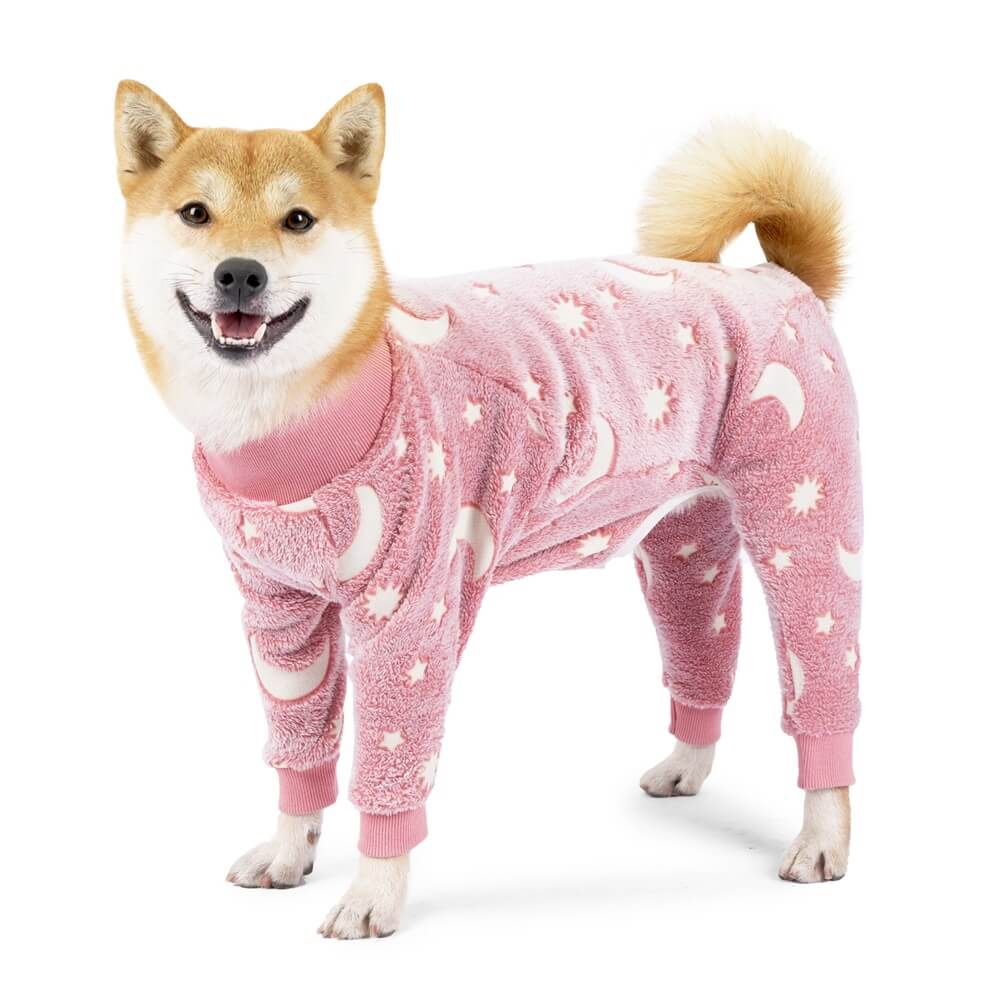 Soft and Cozy Moon & Stars Dog Pajamas - Perfect for Year-Round Comfort - News Pet Shop
