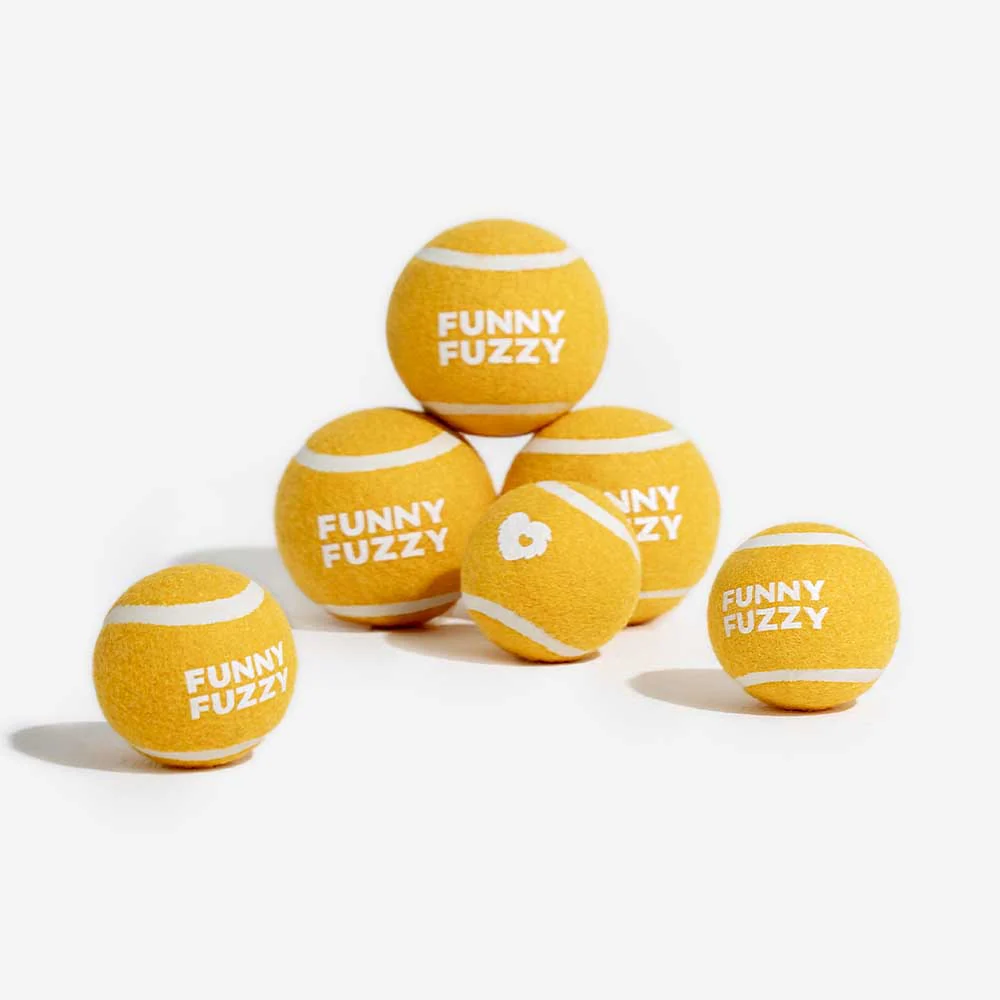 Tennis Ball Dog Toy - Squeaky & Bounce - News Pet Shop