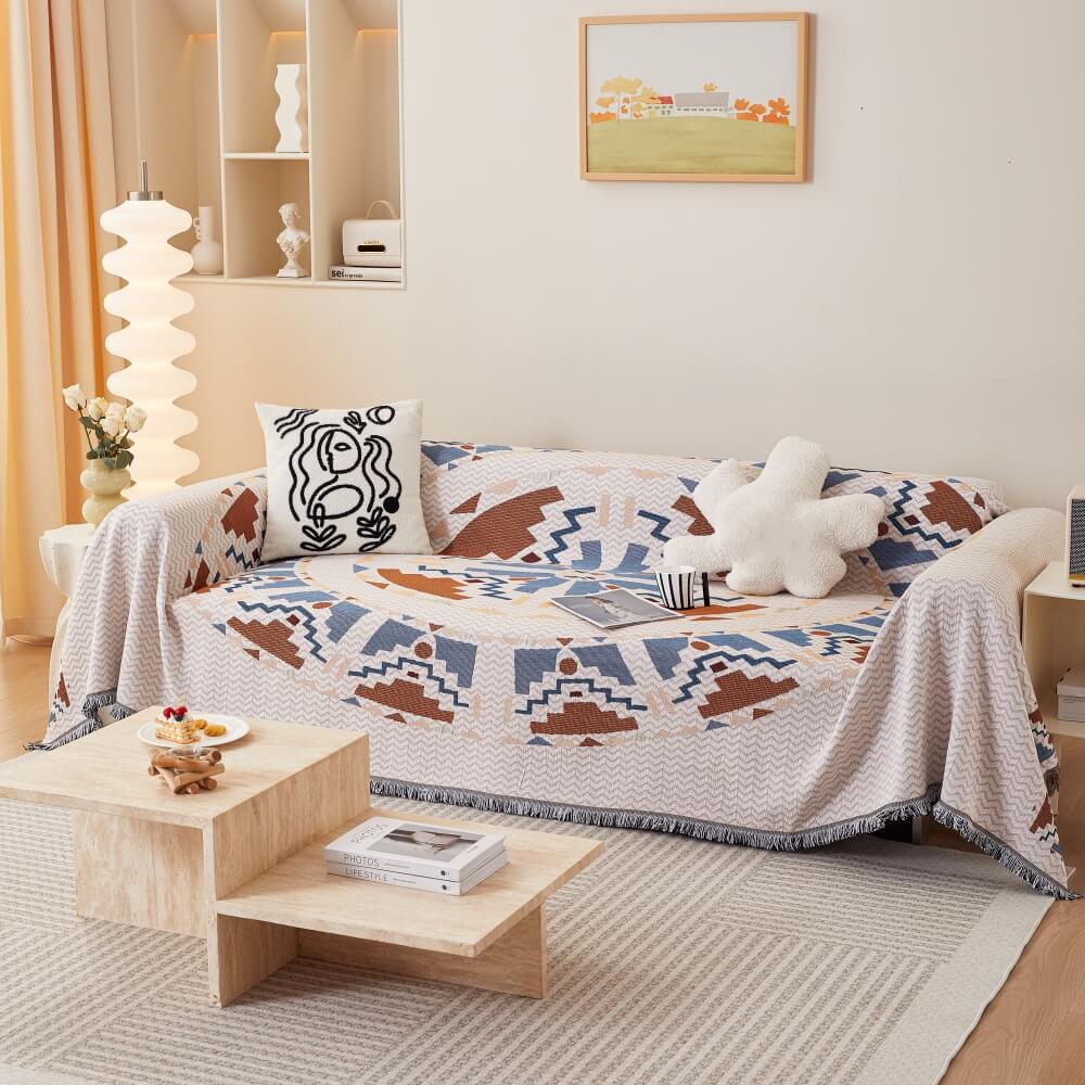 Bohemian Pattern Furniture Protection Sofa Decor Wear-Resistant Couch Cover - News Pet Shop
