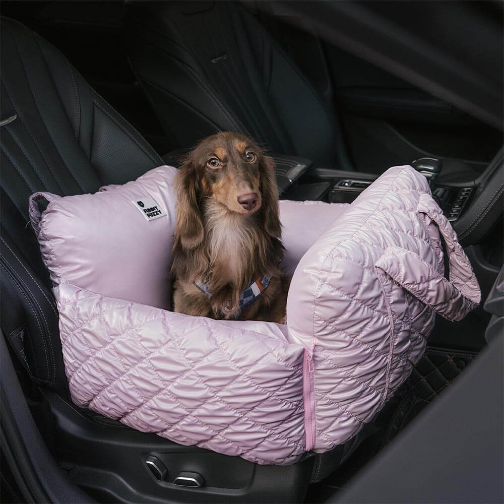 Cloud Luxury Quilted Dog Car Seat Booster Bed - News Pet Shop