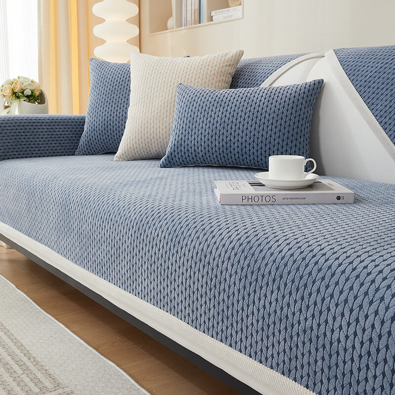 Wheat Ears Pattern Chenille Anti-Scratch Couch Cover - News Pet Shop